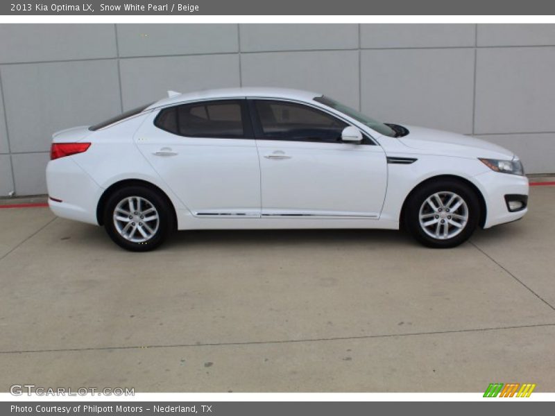 Snow White Pearl / Beige 2013 Kia Optima LX