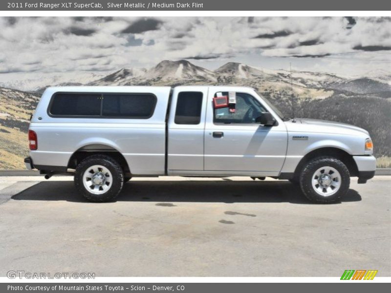 Silver Metallic / Medium Dark Flint 2011 Ford Ranger XLT SuperCab