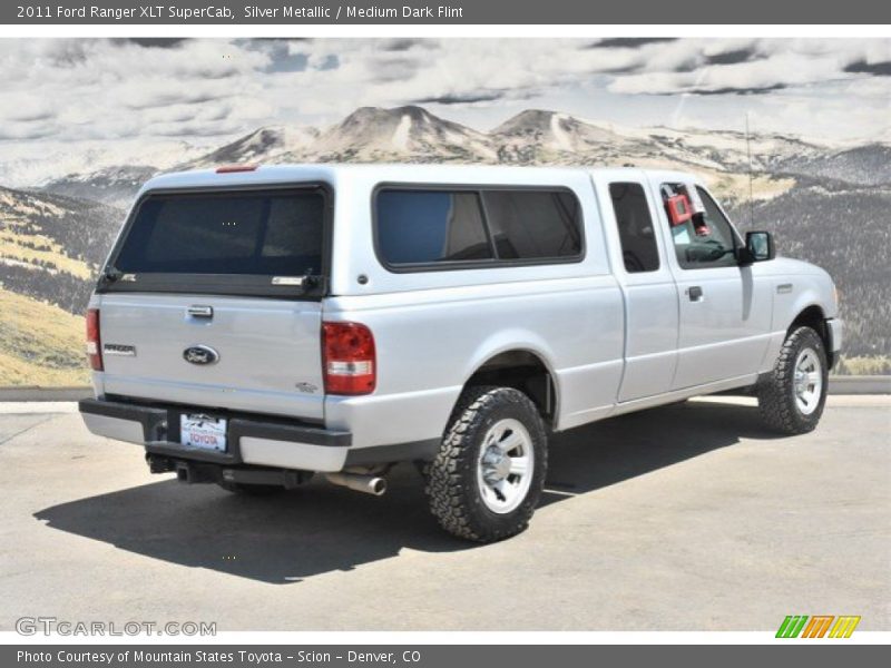 Silver Metallic / Medium Dark Flint 2011 Ford Ranger XLT SuperCab