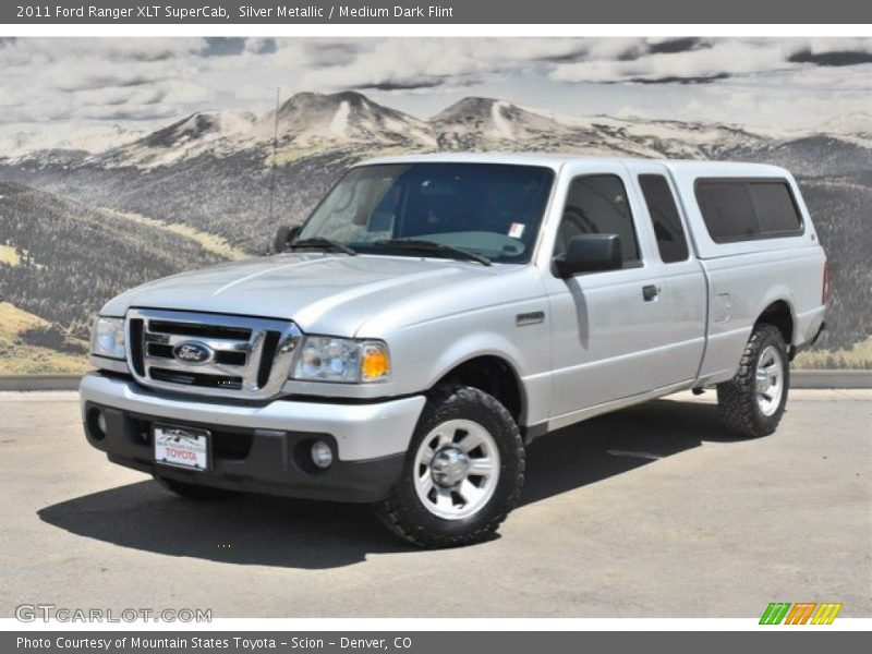 Silver Metallic / Medium Dark Flint 2011 Ford Ranger XLT SuperCab