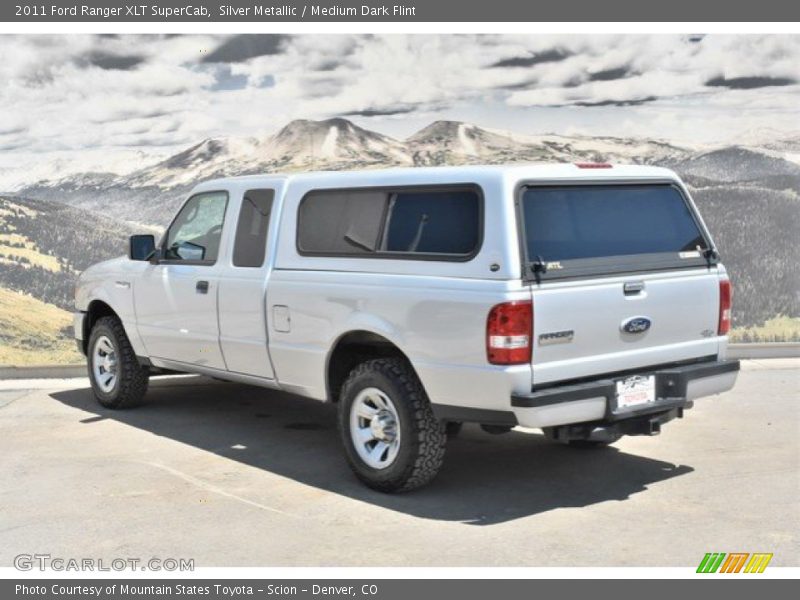 Silver Metallic / Medium Dark Flint 2011 Ford Ranger XLT SuperCab