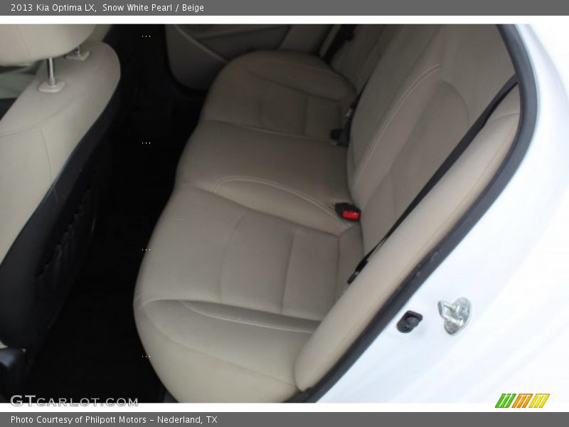 Snow White Pearl / Beige 2013 Kia Optima LX