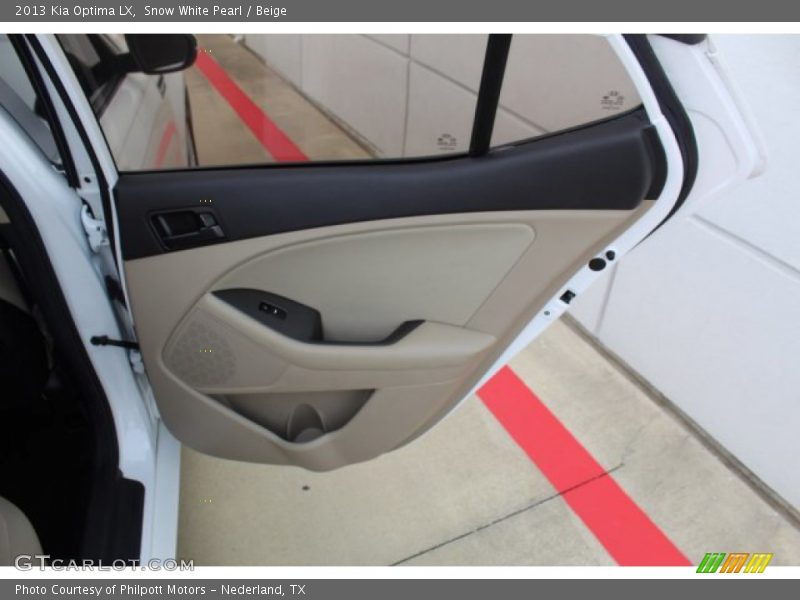 Snow White Pearl / Beige 2013 Kia Optima LX