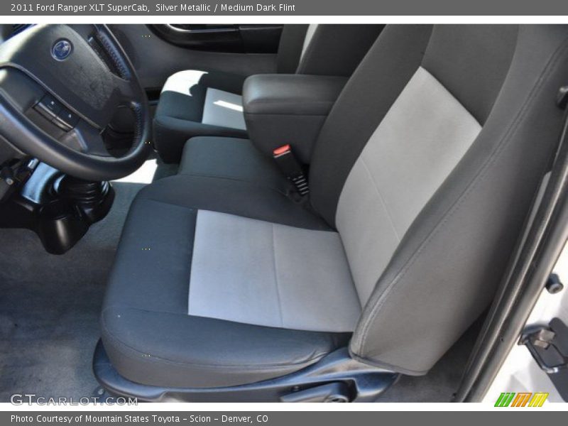 Silver Metallic / Medium Dark Flint 2011 Ford Ranger XLT SuperCab