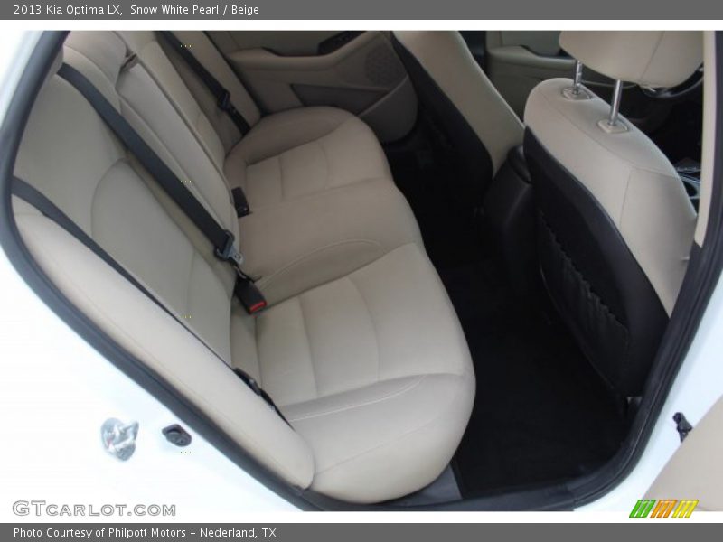 Snow White Pearl / Beige 2013 Kia Optima LX