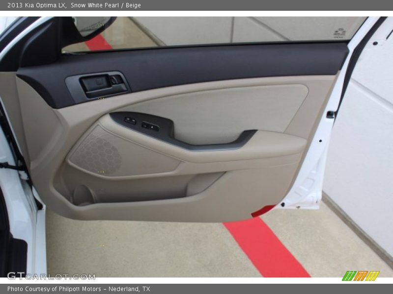 Snow White Pearl / Beige 2013 Kia Optima LX
