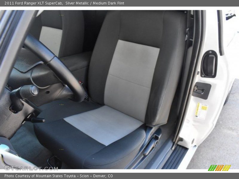 Silver Metallic / Medium Dark Flint 2011 Ford Ranger XLT SuperCab