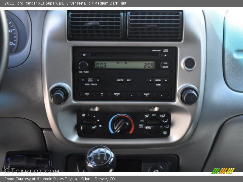 Silver Metallic / Medium Dark Flint 2011 Ford Ranger XLT SuperCab