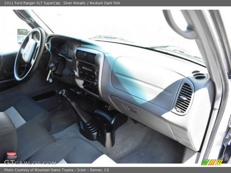 Silver Metallic / Medium Dark Flint 2011 Ford Ranger XLT SuperCab