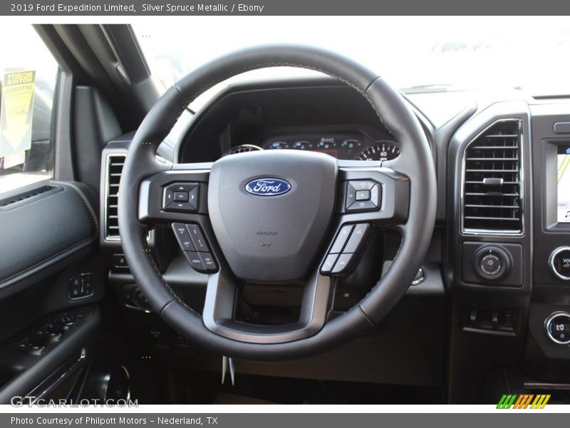 Silver Spruce Metallic / Ebony 2019 Ford Expedition Limited