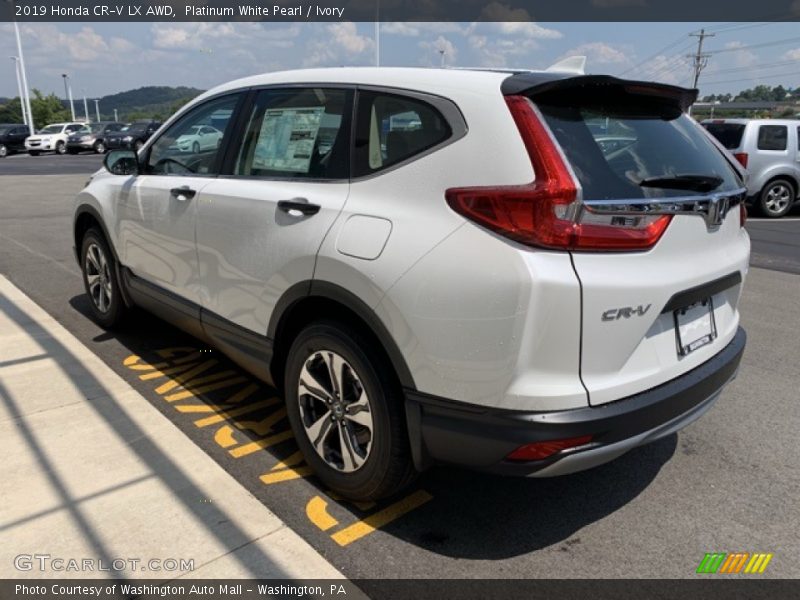 Platinum White Pearl / Ivory 2019 Honda CR-V LX AWD
