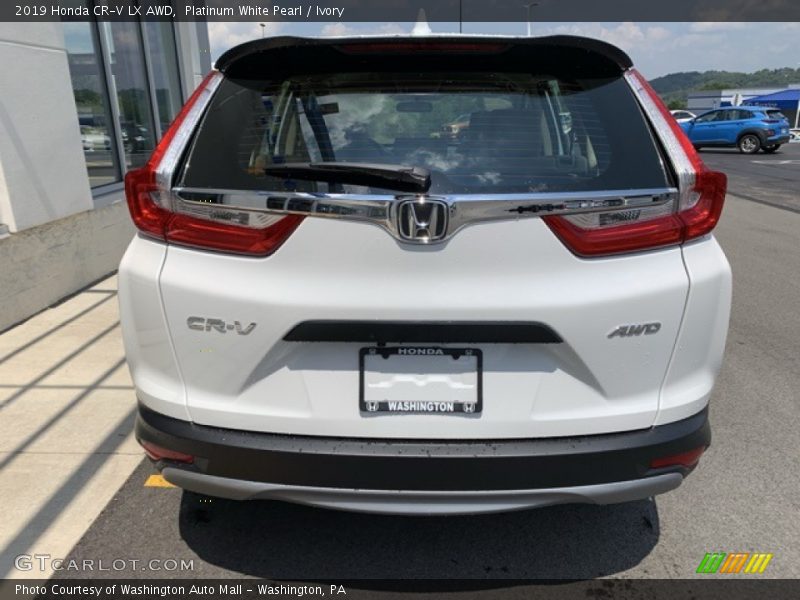 Platinum White Pearl / Ivory 2019 Honda CR-V LX AWD