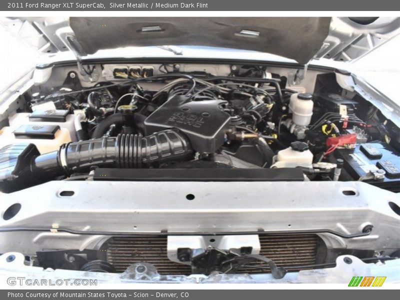 Silver Metallic / Medium Dark Flint 2011 Ford Ranger XLT SuperCab