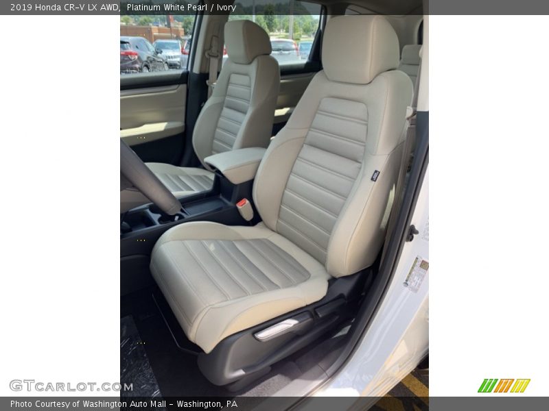 Platinum White Pearl / Ivory 2019 Honda CR-V LX AWD