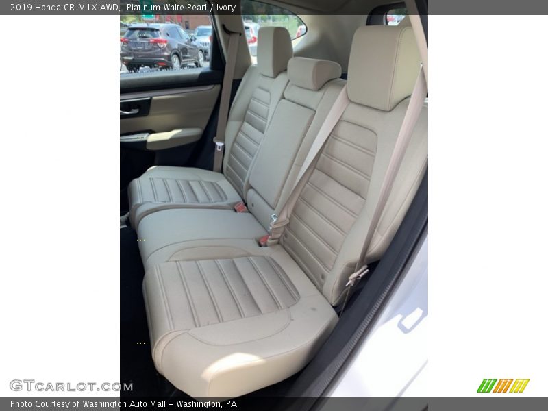 Platinum White Pearl / Ivory 2019 Honda CR-V LX AWD