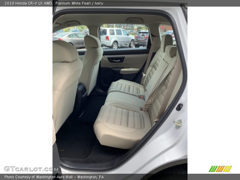 Platinum White Pearl / Ivory 2019 Honda CR-V LX AWD