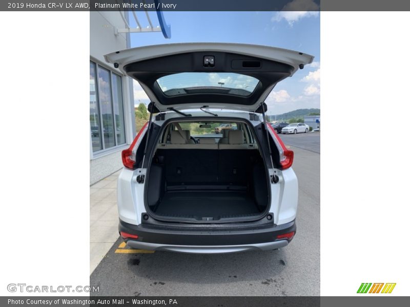 Platinum White Pearl / Ivory 2019 Honda CR-V LX AWD