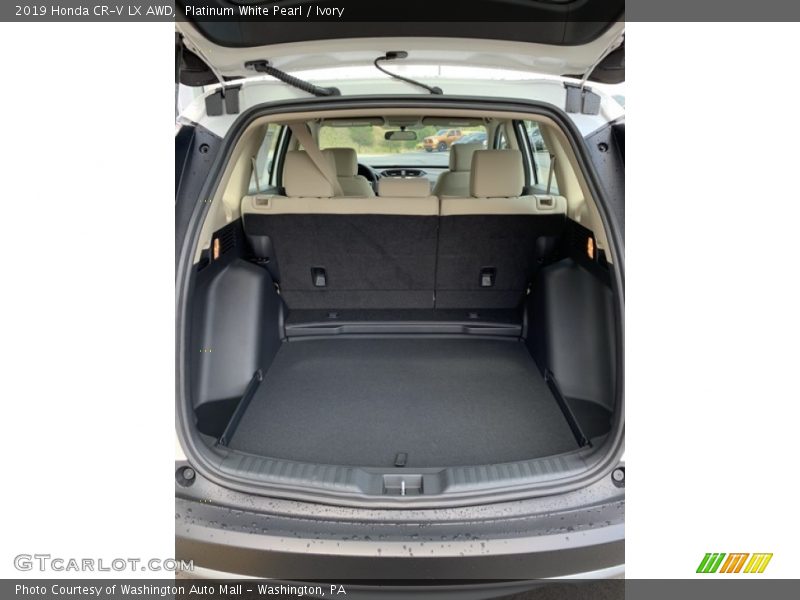 Platinum White Pearl / Ivory 2019 Honda CR-V LX AWD