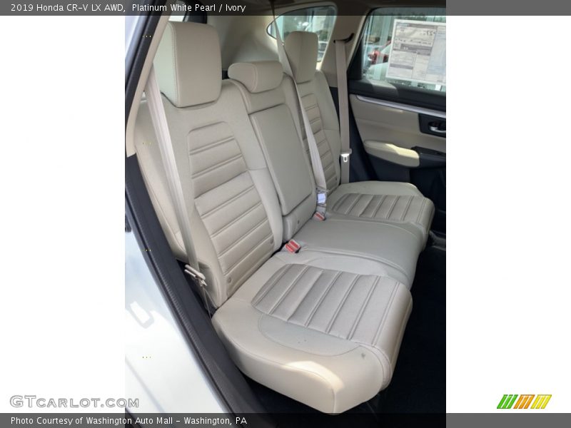 Platinum White Pearl / Ivory 2019 Honda CR-V LX AWD