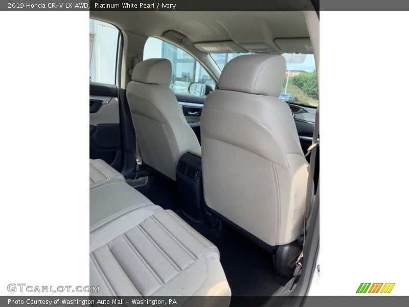 Platinum White Pearl / Ivory 2019 Honda CR-V LX AWD
