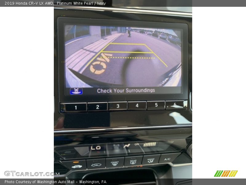 Platinum White Pearl / Ivory 2019 Honda CR-V LX AWD
