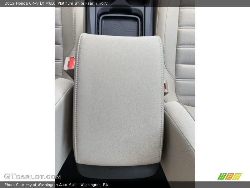 Platinum White Pearl / Ivory 2019 Honda CR-V LX AWD