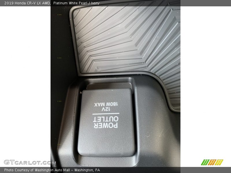 Platinum White Pearl / Ivory 2019 Honda CR-V LX AWD