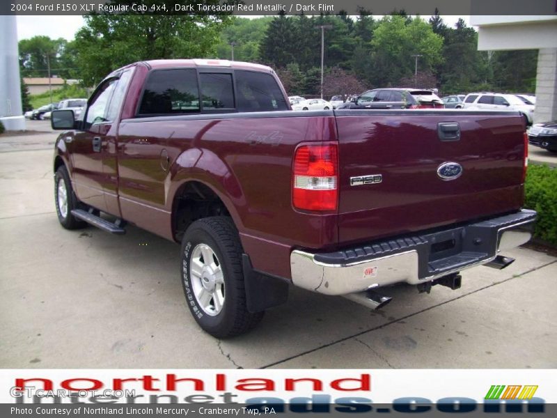 Dark Toreador Red Metallic / Dark Flint 2004 Ford F150 XLT Regular Cab 4x4