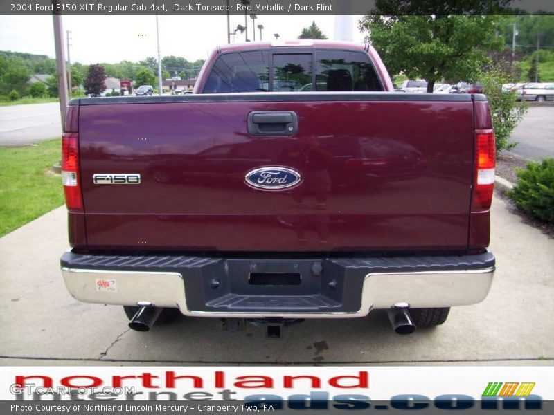 Dark Toreador Red Metallic / Dark Flint 2004 Ford F150 XLT Regular Cab 4x4