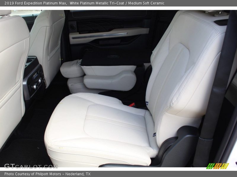 White Platinum Metallic Tri-Coat / Medium Soft Ceramic 2019 Ford Expedition Platinum Max