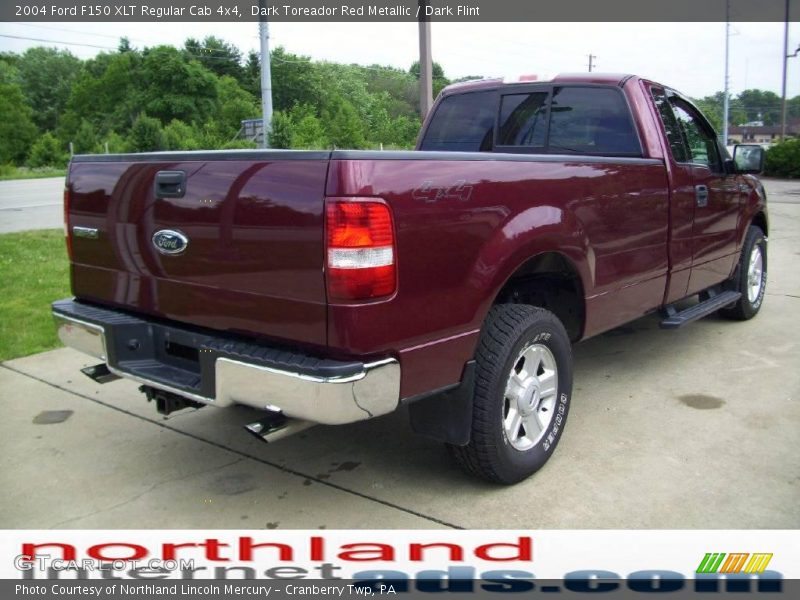 Dark Toreador Red Metallic / Dark Flint 2004 Ford F150 XLT Regular Cab 4x4