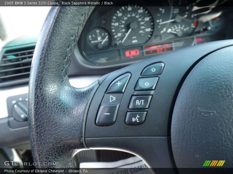 Black Sapphire Metallic / Black 2005 BMW 3 Series 325i Coupe