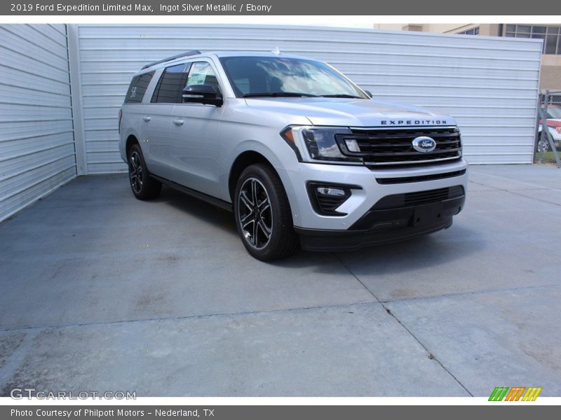 Ingot Silver Metallic / Ebony 2019 Ford Expedition Limited Max