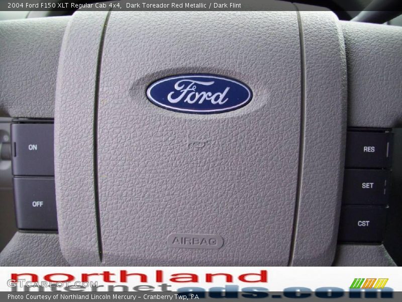 Dark Toreador Red Metallic / Dark Flint 2004 Ford F150 XLT Regular Cab 4x4
