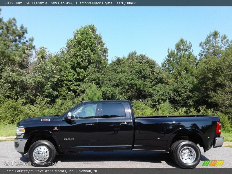 Diamond Black Crystal Pearl / Black 2019 Ram 3500 Laramie Crew Cab 4x4