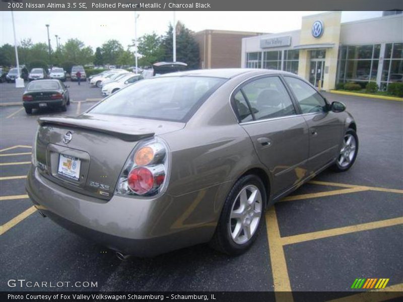 Polished Pewter Metallic / Charcoal Black 2002 Nissan Altima 3.5 SE