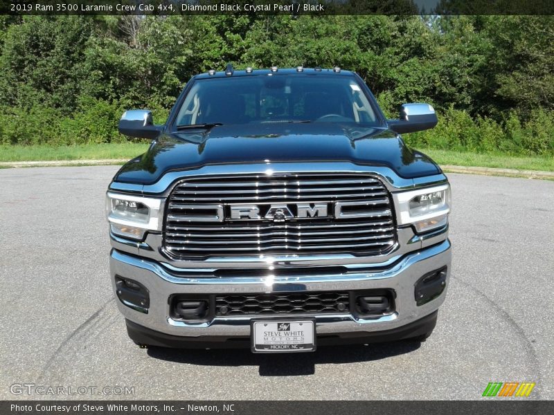 Diamond Black Crystal Pearl / Black 2019 Ram 3500 Laramie Crew Cab 4x4
