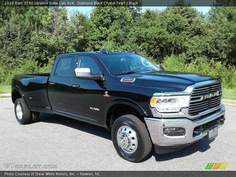  2019 3500 Laramie Crew Cab 4x4 Diamond Black Crystal Pearl