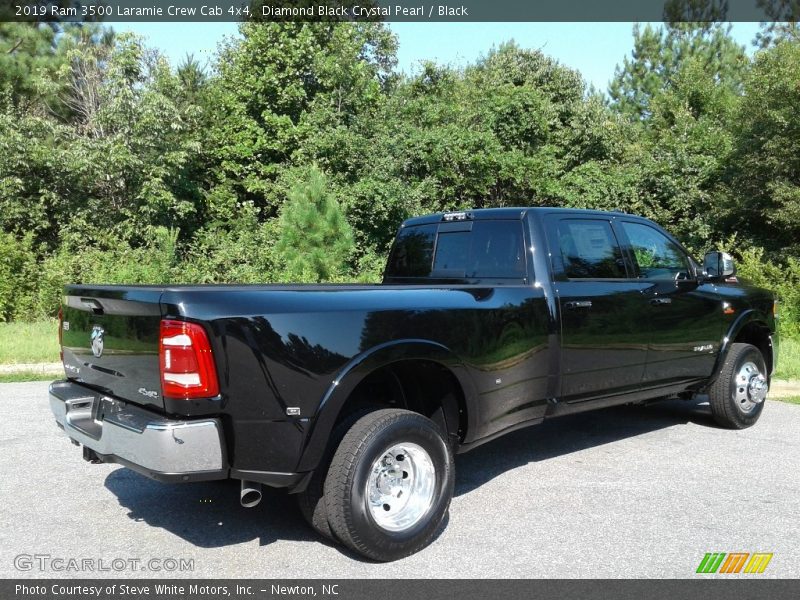 Diamond Black Crystal Pearl / Black 2019 Ram 3500 Laramie Crew Cab 4x4