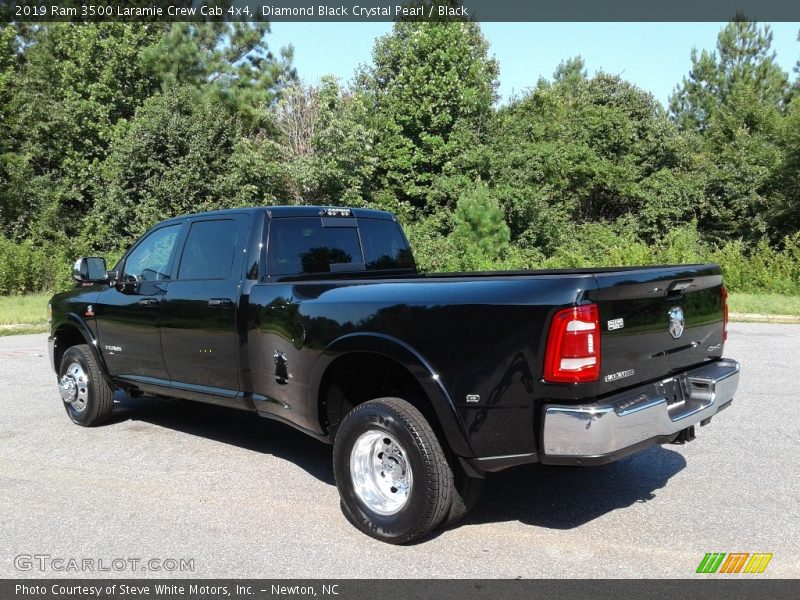 Diamond Black Crystal Pearl / Black 2019 Ram 3500 Laramie Crew Cab 4x4