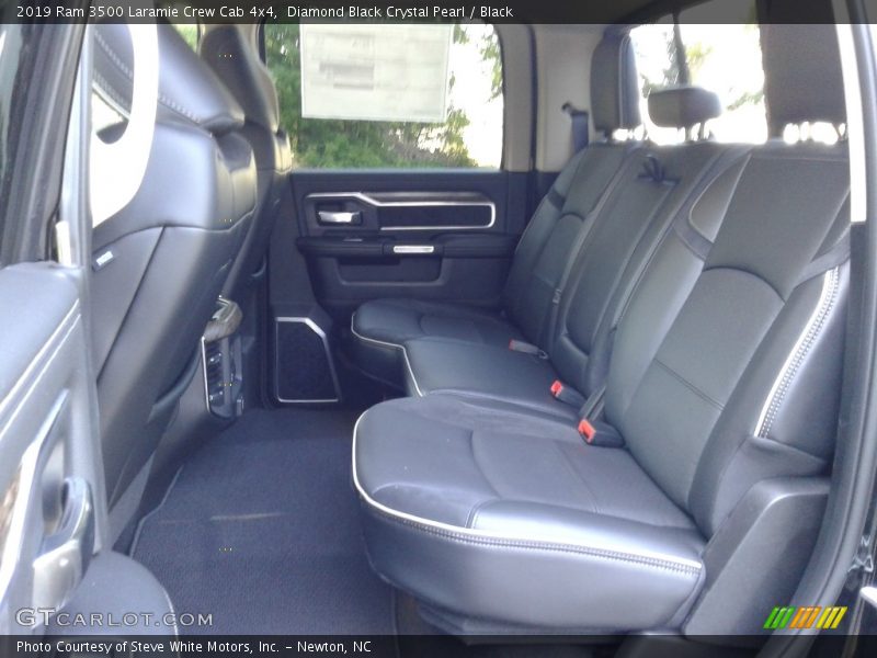Rear Seat of 2019 3500 Laramie Crew Cab 4x4