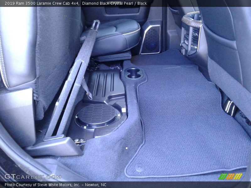 Rear Seat of 2019 3500 Laramie Crew Cab 4x4