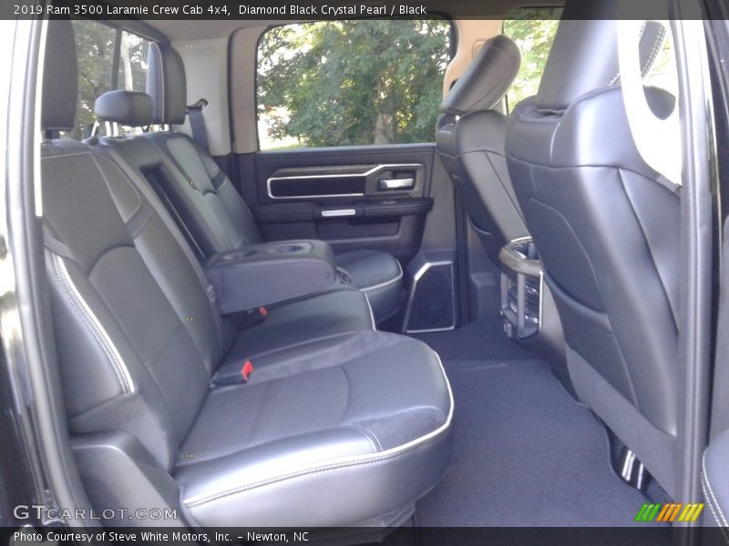 Rear Seat of 2019 3500 Laramie Crew Cab 4x4