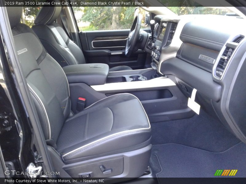 Front Seat of 2019 3500 Laramie Crew Cab 4x4