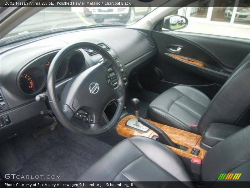 Polished Pewter Metallic / Charcoal Black 2002 Nissan Altima 3.5 SE