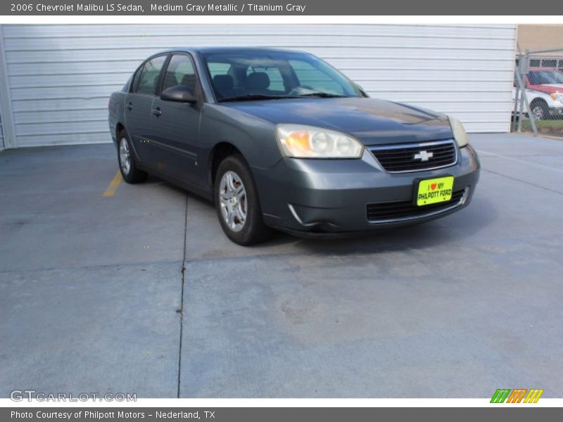 Medium Gray Metallic / Titanium Gray 2006 Chevrolet Malibu LS Sedan