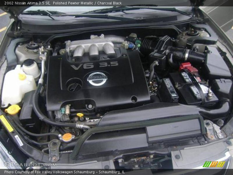 Polished Pewter Metallic / Charcoal Black 2002 Nissan Altima 3.5 SE