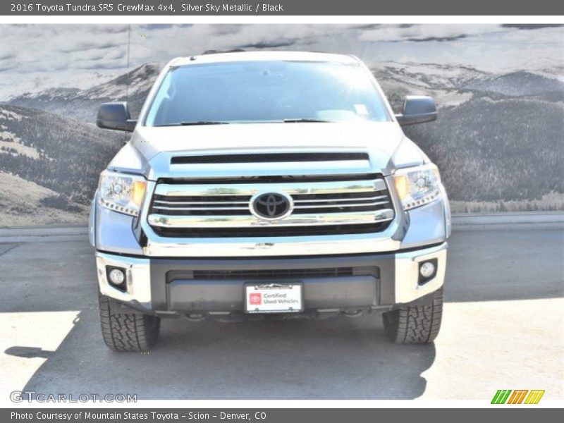 Silver Sky Metallic / Black 2016 Toyota Tundra SR5 CrewMax 4x4