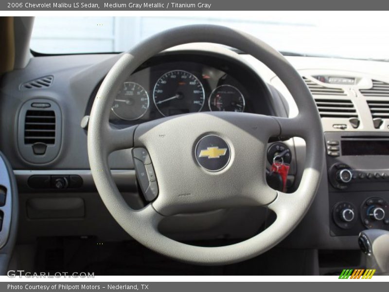 Medium Gray Metallic / Titanium Gray 2006 Chevrolet Malibu LS Sedan