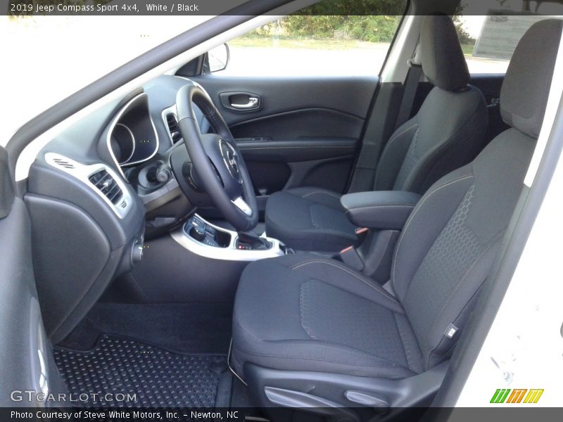 White / Black 2019 Jeep Compass Sport 4x4